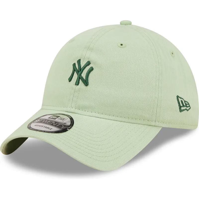 cappelli-curva-verde-cinghia-regolabile-claro-9twenty-mini-dei-new-york-yankees-mlb-di-new-era