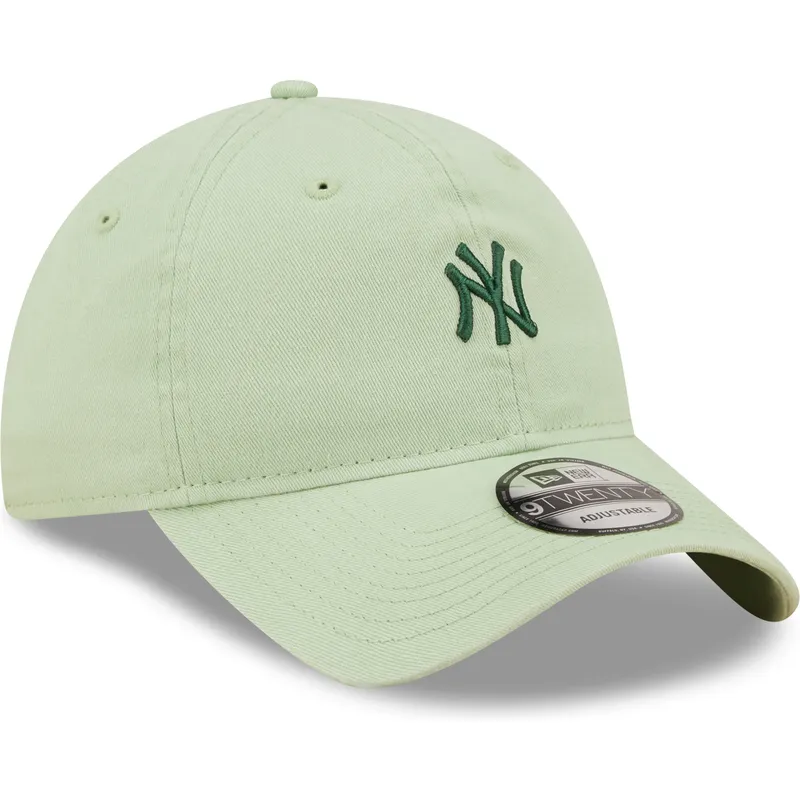 cappelli-curva-verde-cinghia-regolabile-claro-9twenty-mini-dei-new-york-yankees-mlb-di-new-era