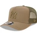 cappelli-curva-verde-snapback-a-frame-tech-ripstop-dei-new-york-yankees-mlb-di-new-era