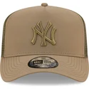 cappelli-curva-verde-snapback-a-frame-tech-ripstop-dei-new-york-yankees-mlb-di-new-era