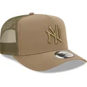 cappelli-curva-verde-snapback-a-frame-tech-ripstop-dei-new-york-yankees-mlb-di-new-era