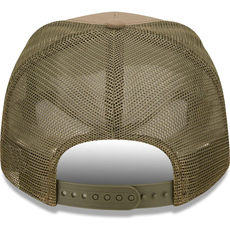 cappelli-curva-verde-snapback-a-frame-tech-ripstop-dei-new-york-yankees-mlb-di-new-era