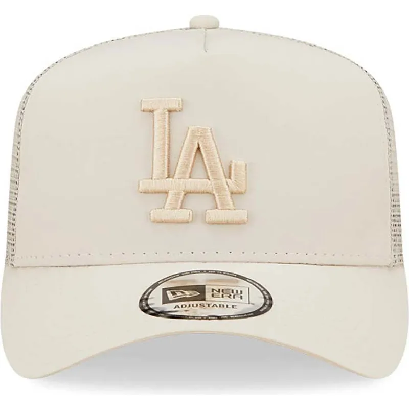 cappelli-curva-beige-snapback-a-frame-tech-ripstop-dei-los-angeles-dodgers-mlb-di-new-era