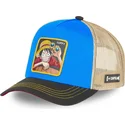 cappellino-trucker-blu-e-marrone-monkey-d-luffy-op2-luf4-one-piece-di-capslab