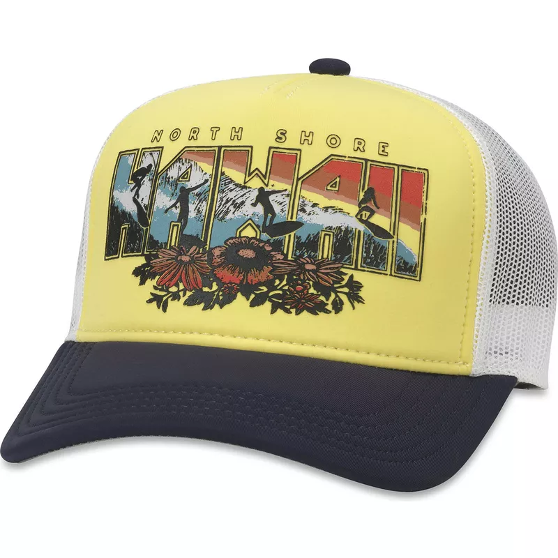 american-needle-hawaii-north-shore-riptide-valin-yellow-white-and-black-snapback-trucker-hat