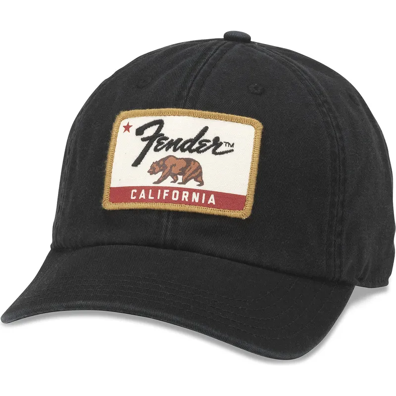 american-needle-curved-brim-fender-hepcat-black-adjustable-cap