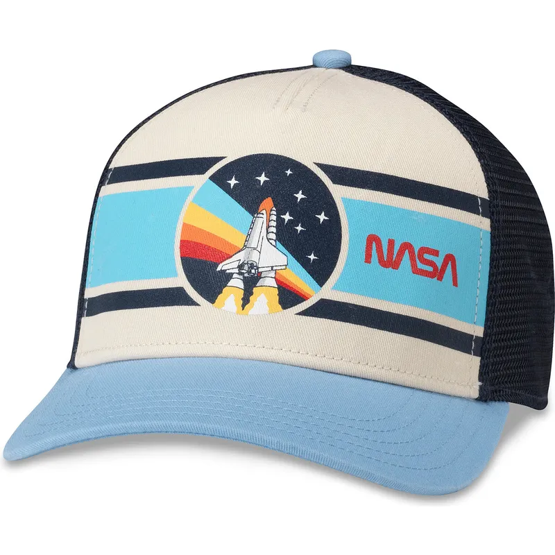 cappellino-trucker-beige-blu-navy-e-azzurro-snapback-nasa-sinclair-di-american-needle