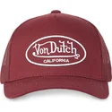 cappelli-curva-rosso-cinghia-regolabile-di-von-dutch
