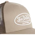 von-dutch-lof-b3-brown-adjustable-trucker-hat