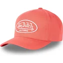 cappellino-rosso-regolabile-con-visiera-curva-lof-c4-di-von-dutch