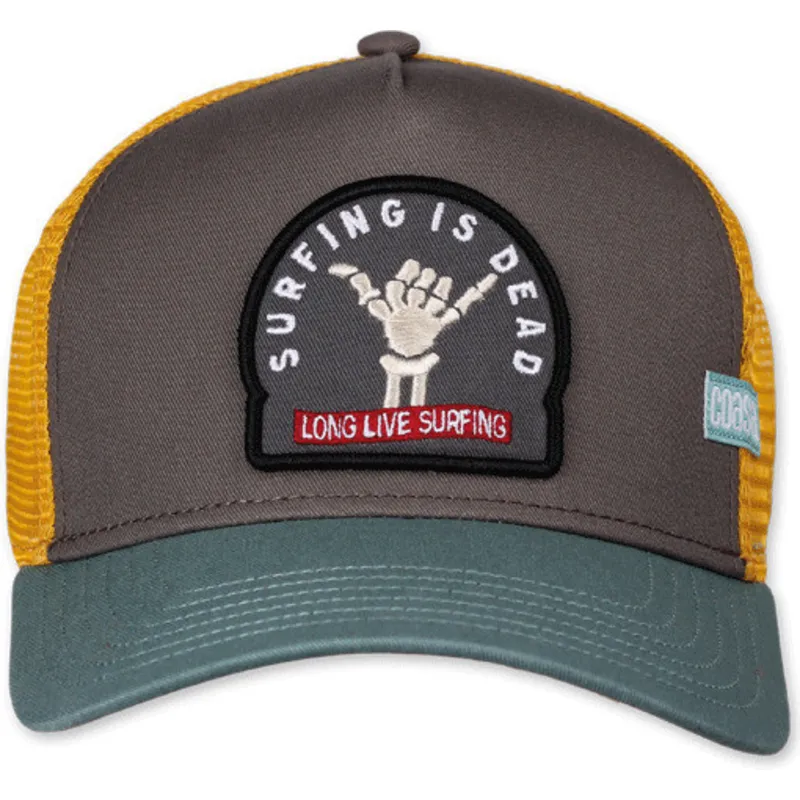 cappellino-trucker-grigio-e-giallo-surfing-is-dead-hft-di-coastal
