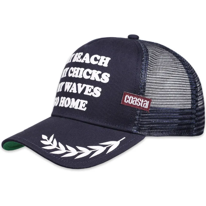 cappelli-piatta-blu-marino-snapback-di-coastal