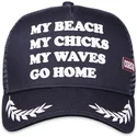 cappelli-piatta-blu-marino-snapback-di-coastal