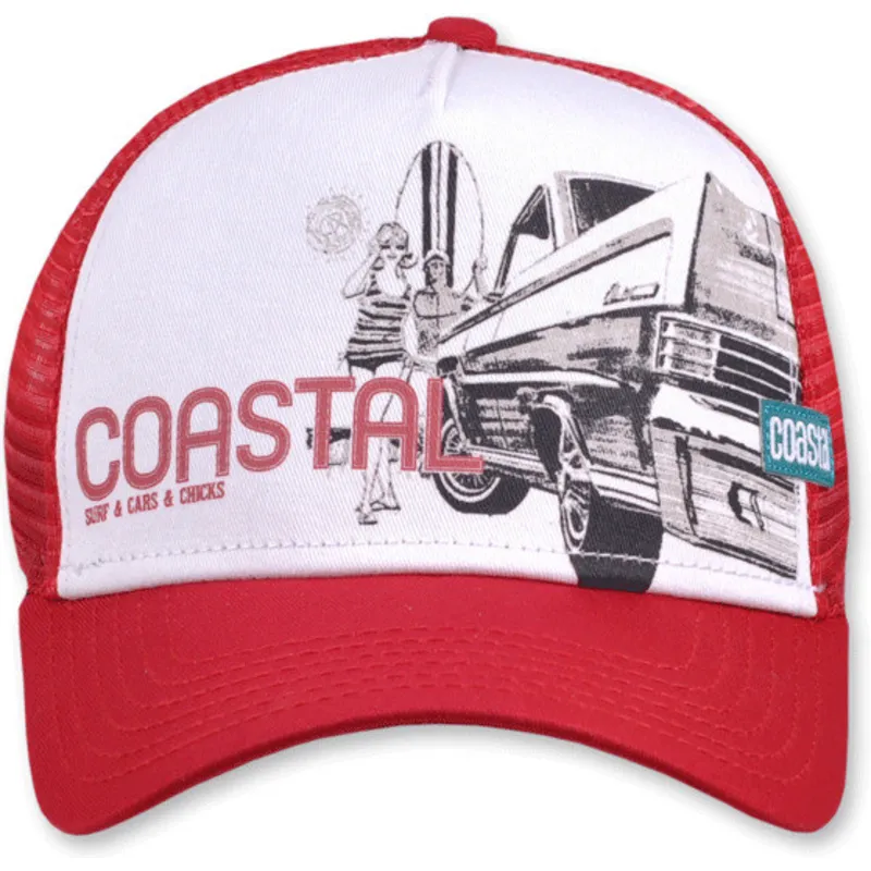 cappelli-piatta-rosso-snapback-di-coastal