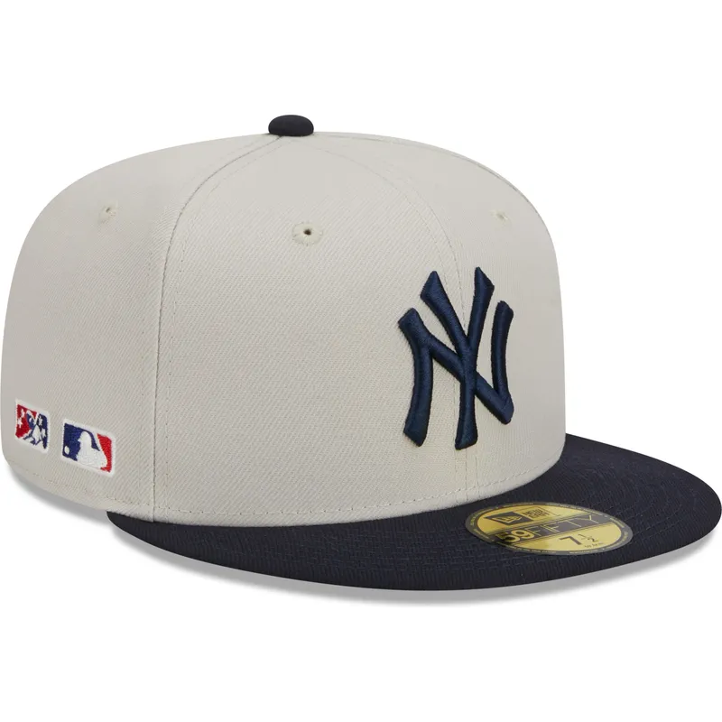 cappelli-piatta-grigio-regolato-59fifty-farm-team-dei-new-york-yankees-mlb-di-new-era