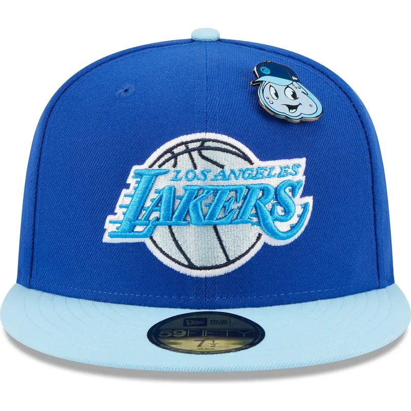 cappelli-piatta-blu-regolato-59fifty-the-elements-water-pin-dei-los-angeles-lakers-nba-di-new-era