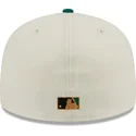 cappello-piatto-grigio-e-verde-chiuso-con-logo-marrone-59fifty-camp-dei-new-york-yankees-mlb-di-new-era