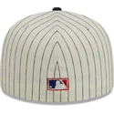 cappelli-piatta-beige-regolato-59fifty-retro-script-dei-new-york-yankees-mlb-di-new-era