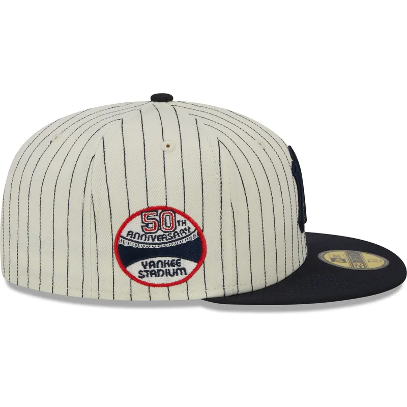cappelli-piatta-beige-regolato-59fifty-retro-script-dei-new-york-yankees-mlb-di-new-era
