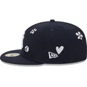 cappello-piatto-blu-marino-regolabile-59fifty-sunlight-pop-dei-new-york-yankees-mlb-di-new-era
