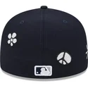 cappello-piatto-blu-marino-regolabile-59fifty-sunlight-pop-dei-new-york-yankees-mlb-di-new-era