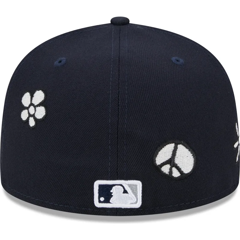 cappello-piatto-blu-marino-regolabile-59fifty-sunlight-pop-dei-new-york-yankees-mlb-di-new-era