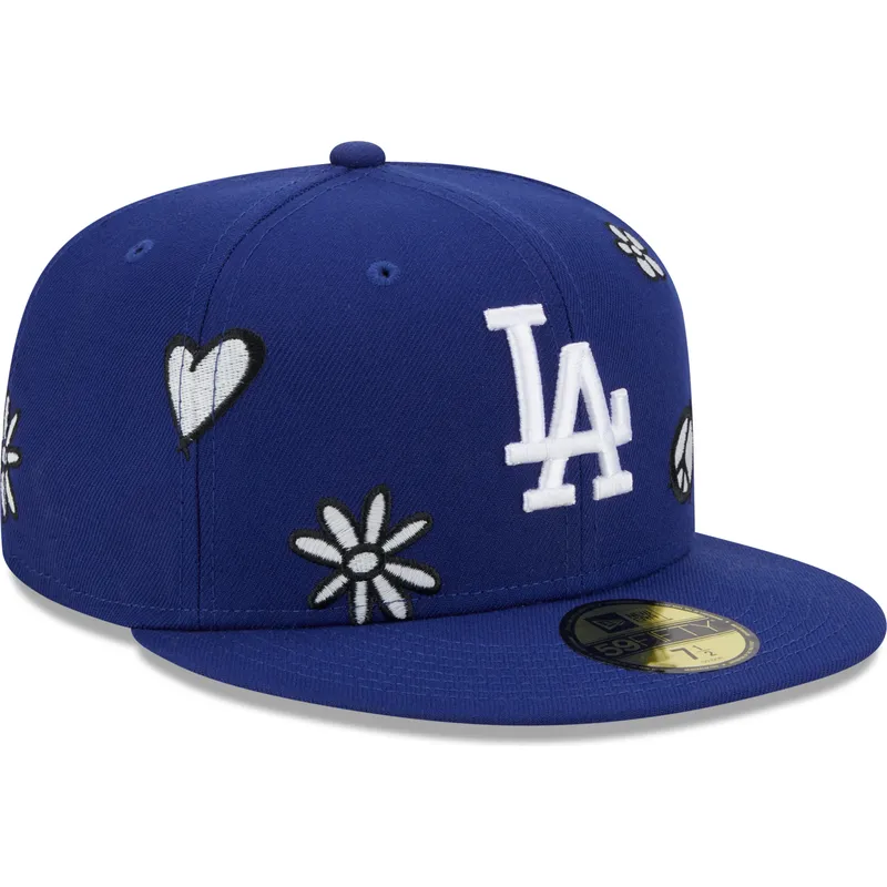 cappello-piatto-blu-regolabile-59fifty-sunlight-pop-dei-los-angeles-dodgers-mlb-di-new-era