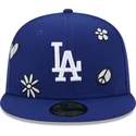 cappello-piatto-blu-regolabile-59fifty-sunlight-pop-dei-los-angeles-dodgers-mlb-di-new-era