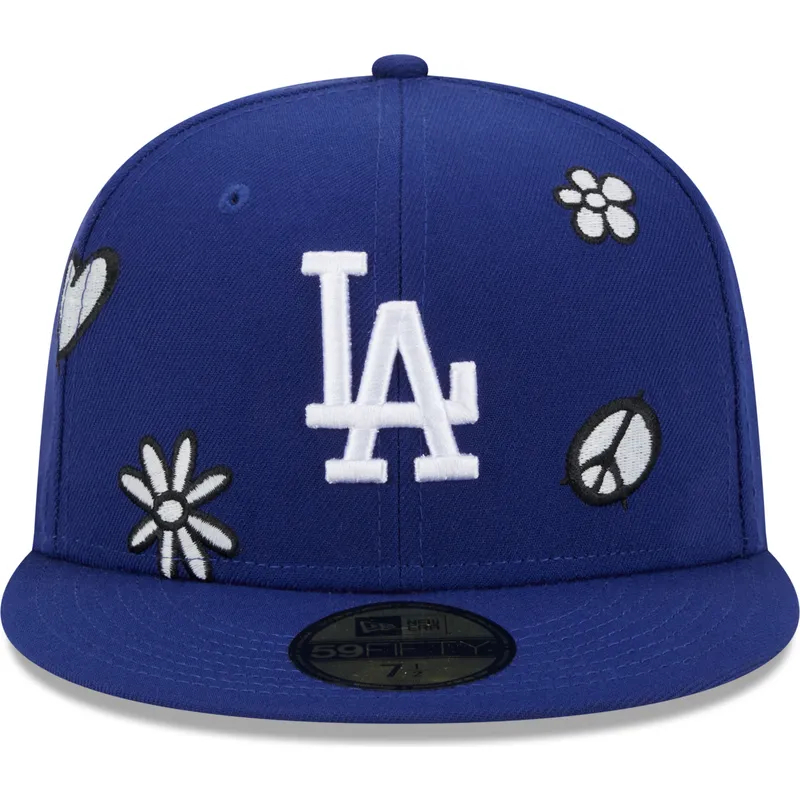 cappello-piatto-blu-regolabile-59fifty-sunlight-pop-dei-los-angeles-dodgers-mlb-di-new-era