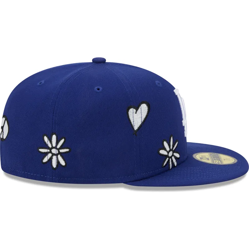 cappello-piatto-blu-regolabile-59fifty-sunlight-pop-dei-los-angeles-dodgers-mlb-di-new-era