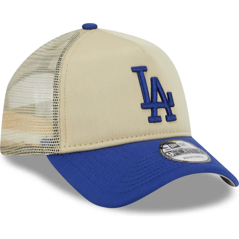 cappelli-curva-beige-snapback-9forty-a-frame-all-day-dei-los-angeles-dodgers-mlb-di-new-era