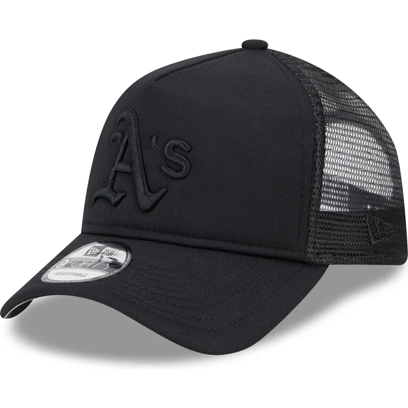cappelli-curva-nero-snapback-9forty-a-frame-all-day-dei-oakland-athletics-mlb-di-new-era