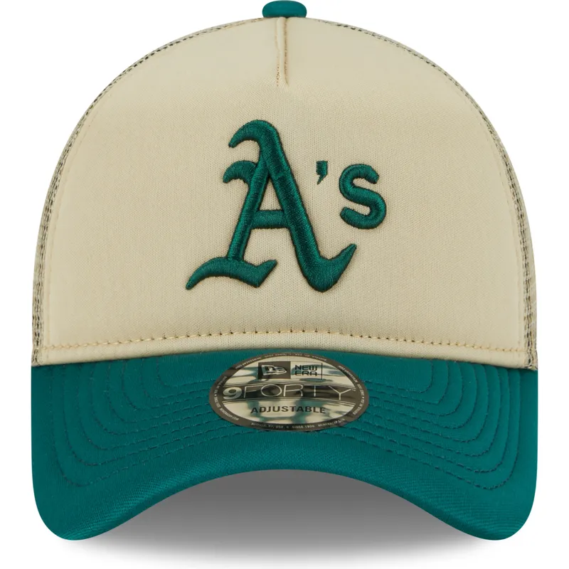 cappelli-curva-beige-snapback-9forty-a-frame-all-day-dei-oakland-athletics-mlb-di-new-era cappelli-curva-beige-snapback-9forty-a-frame-all-day-dei-oakland-athletics-mlb-di-new-era