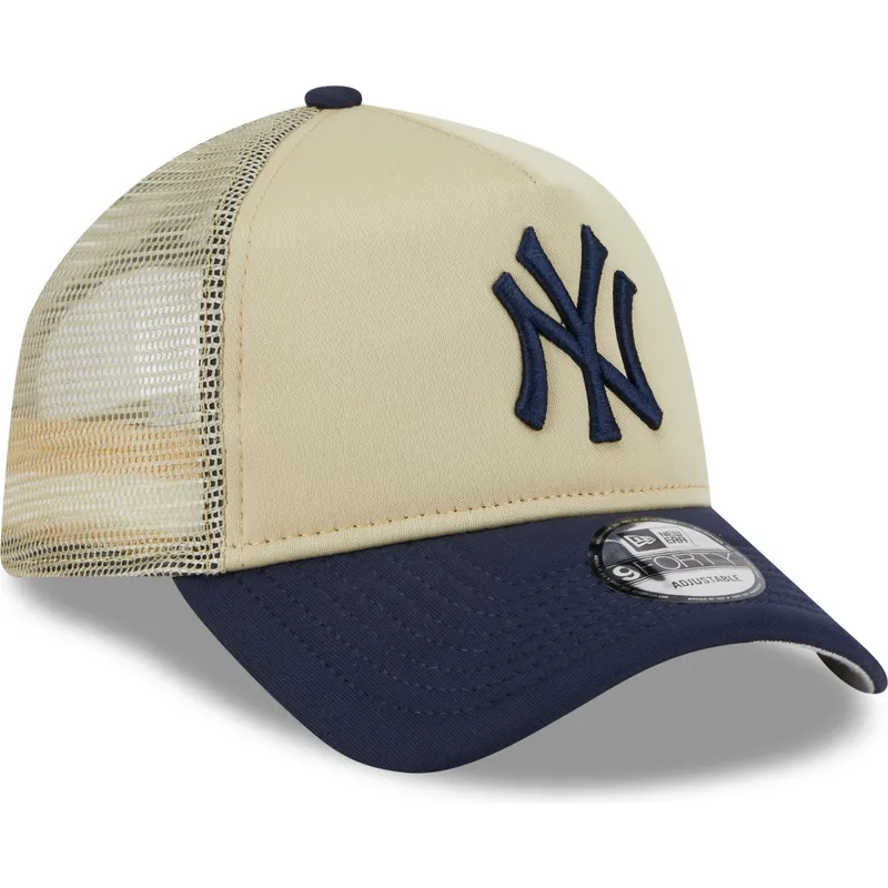 cappelli-curva-beige-snapback-9forty-a-frame-all-day-dei-new-york-yankees-mlb-di-new-era cappelli-curva-beige-snapback-9forty-a-frame-all-day-dei-new-york-yankees-mlb-di-new-era