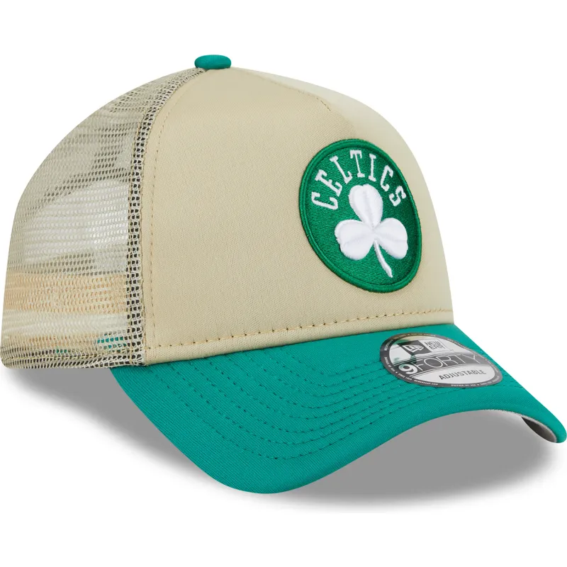 cappelli-curva-beige-snapback-9forty-a-frame-all-day-dei-boston-celtics-nba-di-new-era