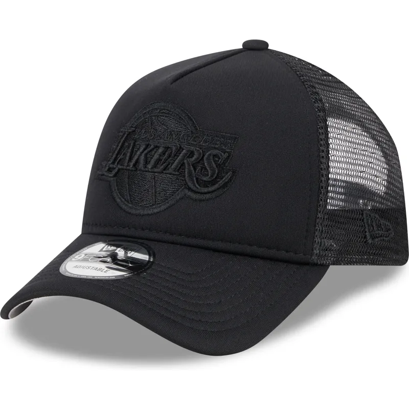 cappelli-curva-nero-snapback-9forty-a-frame-all-day-dei-los-angeles-lakers-nba-di-new-era