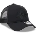 cappellino-trucker-nero-con-logo-nero-9forty-a-frame-all-day-trucker-dei-los-angeles-lakers-nba-di-new-era