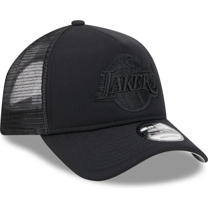 cappelli-curva-nero-snapback-9forty-a-frame-all-day-dei-los-angeles-lakers-nba-di-new-era