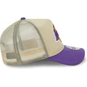 cappelli-curva-beige-snapback-9forty-a-frame-all-day-dei-los-angeles-lakers-nba-di-new-era