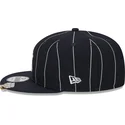 cappello-piatto-blu-marino-snapback-9fifty-pinstripe-visor-clip-di-new-york-yankees-mlb-di-new-era