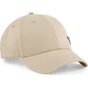 cappello-curvo-beige-regolabile-metal-cat-di-puma