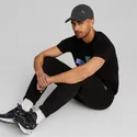 cappelli-curva-nero-cinghia-regolabile-di-puma