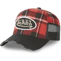 cappelli-curva-rosso-cinghia-regolabile-di-von-dutch