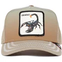 cappello-trucker-beige-scorpione-deadly-get-over-here-the-farm-di-goorin-bros