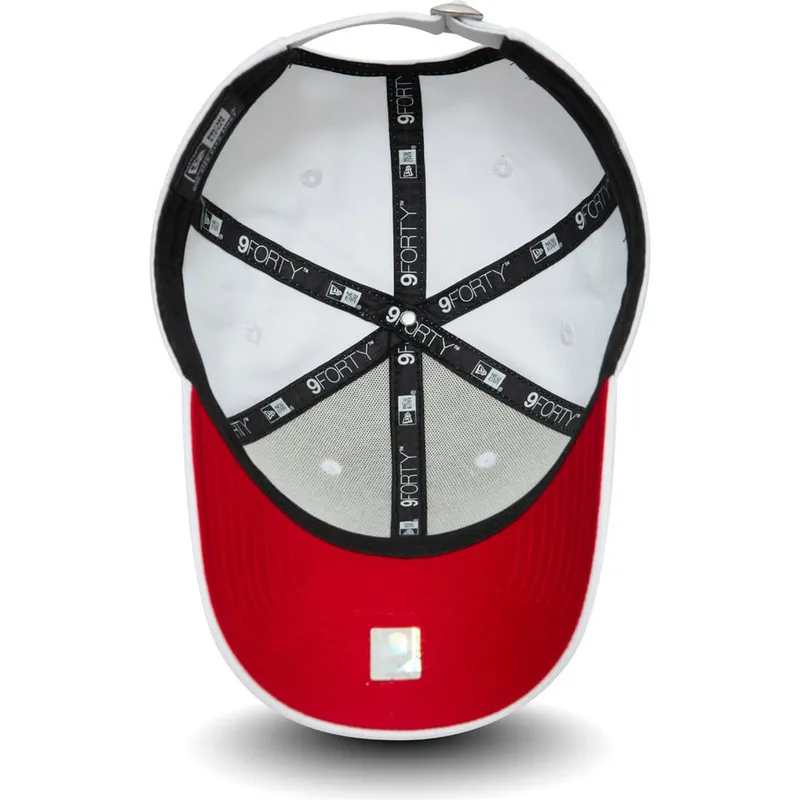 cappelli-curva-bianco-cinghia-regolabile-9forty-core-dei-england-rugby-rfu-di-new-era