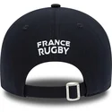 cappelli-curva-blu-marino-cinghia-regolabile-9forty-repreve-team-colour-dei-french-rugby-federation-ffr-di-new-era