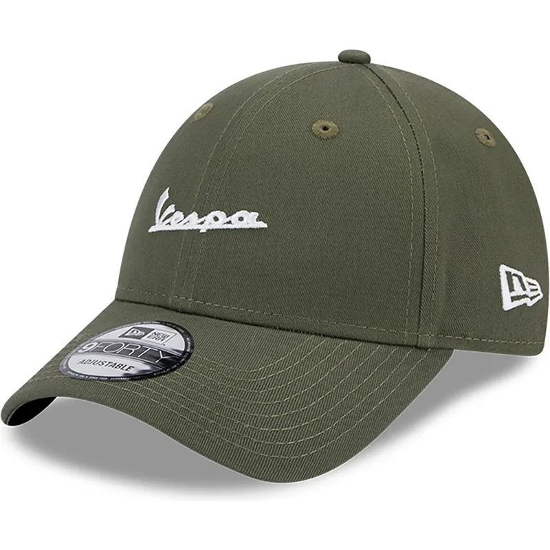 cappelli-curva-verde-cinghia-regolabile-9forty-seasonal-dei-vespa-piaggio-di-new-era