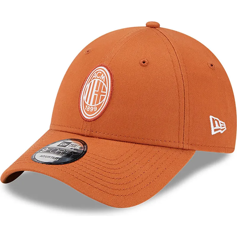 cappelli-curva-arancia-cinghia-regolabile-9forty-seasonal-dei-ac-milan-serie-a-di-new-era