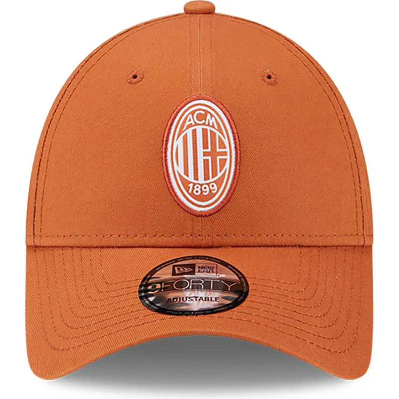 cappelli-curva-arancia-cinghia-regolabile-9forty-seasonal-dei-ac-milan-serie-a-di-new-era