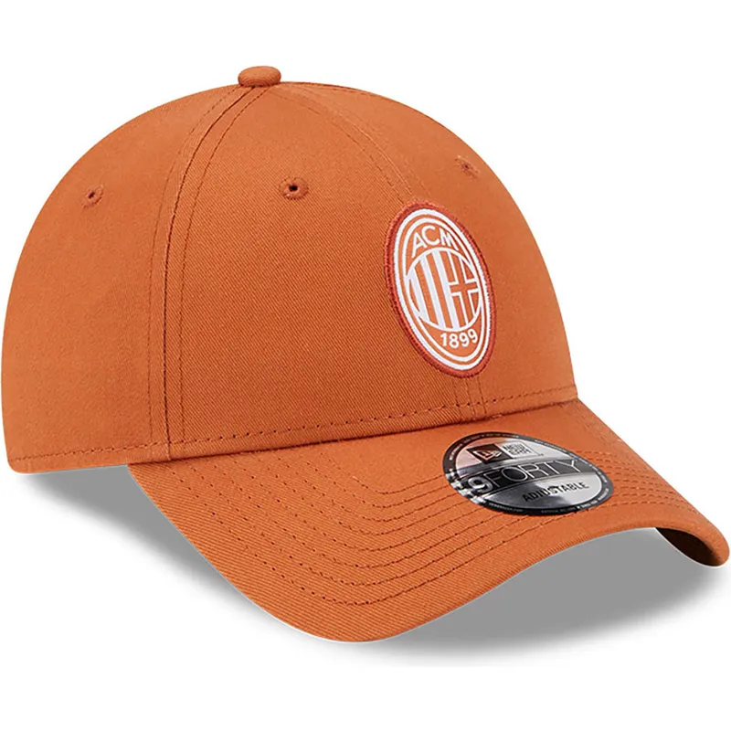 cappelli-curva-arancia-cinghia-regolabile-9forty-seasonal-dei-ac-milan-serie-a-di-new-era